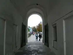 The arcades of the Merchant Court, interior, built in 1809–1814