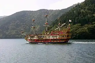 Lake Ashi pirate ship