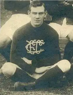 Alex Lang of Carlton in 1906