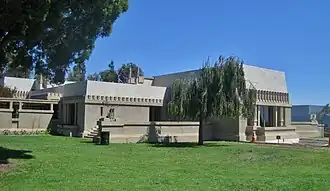 Facade of the Hollyhock House