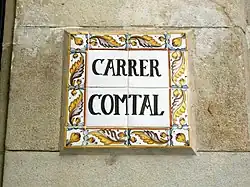 Carrer Comtal.