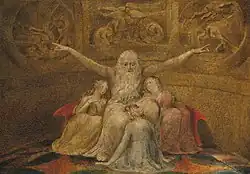 Job and His Daughters, 1800.