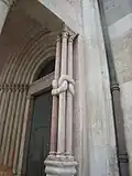 Columns of the Southern Portal of Modena Cathedral
