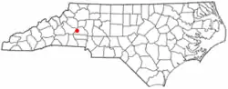 Location of Mountain View, North Carolina