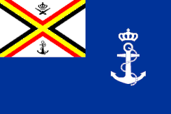 The Belgian Naval Auxiliary Ensign