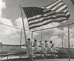 Navy Nurses Aboard USS Solace 1945