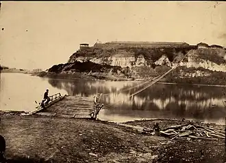 Fort Snelling from the ferry landing across the Mississippi River