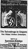 The "Jewish Question" in Hungary written by Prohászka in 1920.