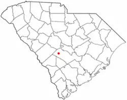 Location of Neeses, South Carolina