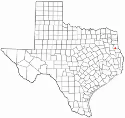 Location of Gary City, Texas