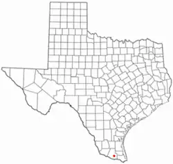 Location of San Carlos, Texas