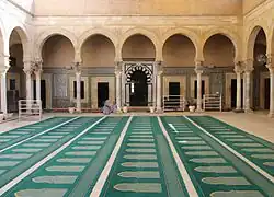 The main courtyard of the madrasa