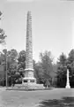 Point Lookout Confederate Cemetery Monument (center) and Confederate Soldiers and Sailors Monument